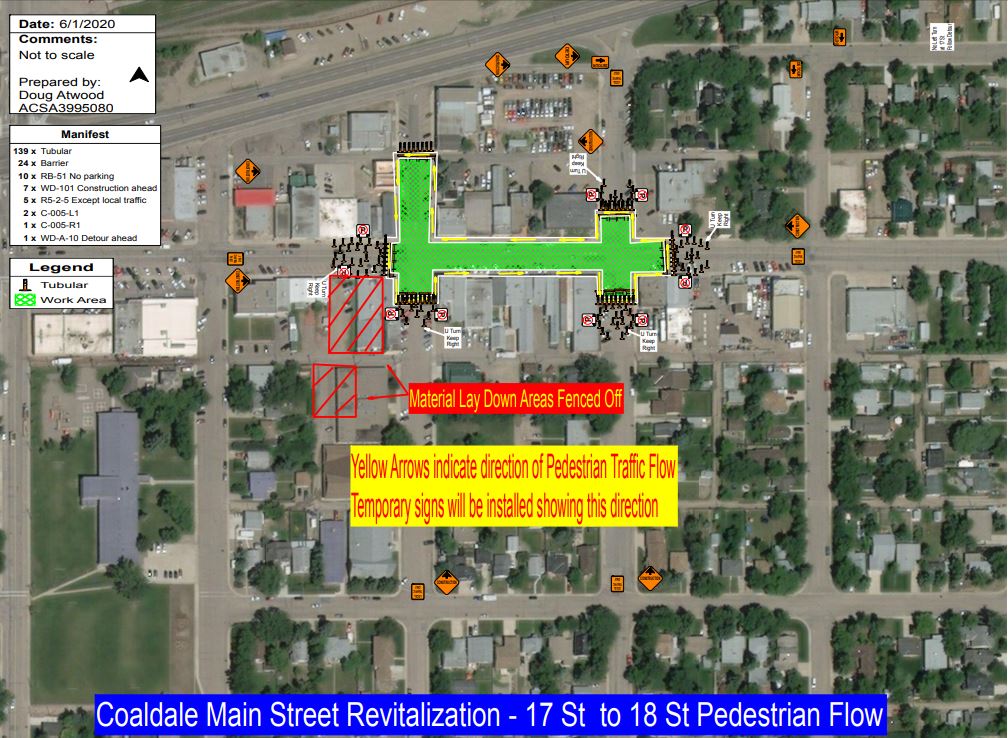 17 Street - 18 Street Pedestrian Flow
