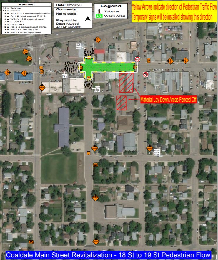 18 Street - 19 Street Pedestrian Flow