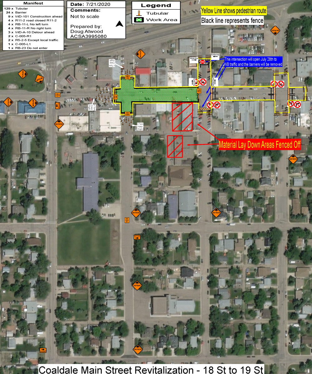 pedestrian and vehicle accommodations 