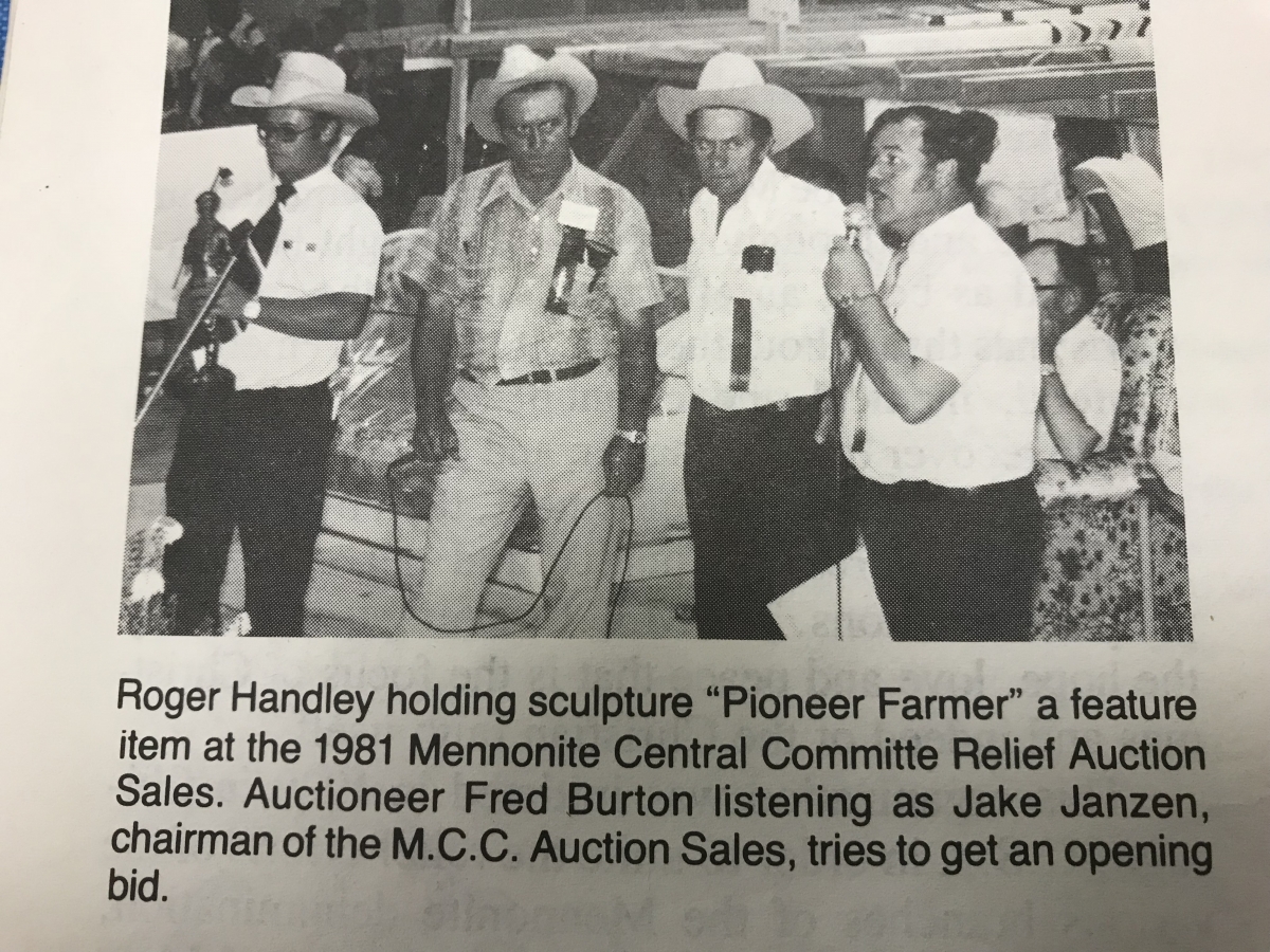 Auctioning at MCC Sale