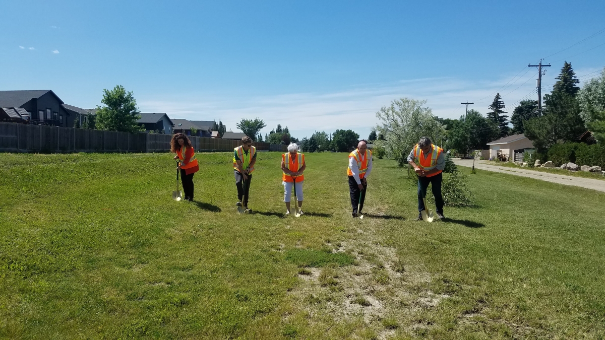 Breaking ground