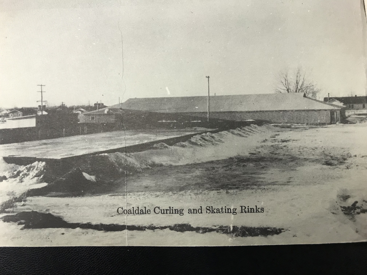 Old curling and skating rink