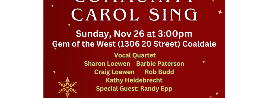 Community Carol Sing 