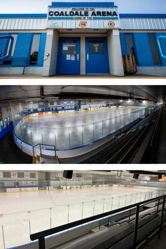 Coaldale Arena Collage